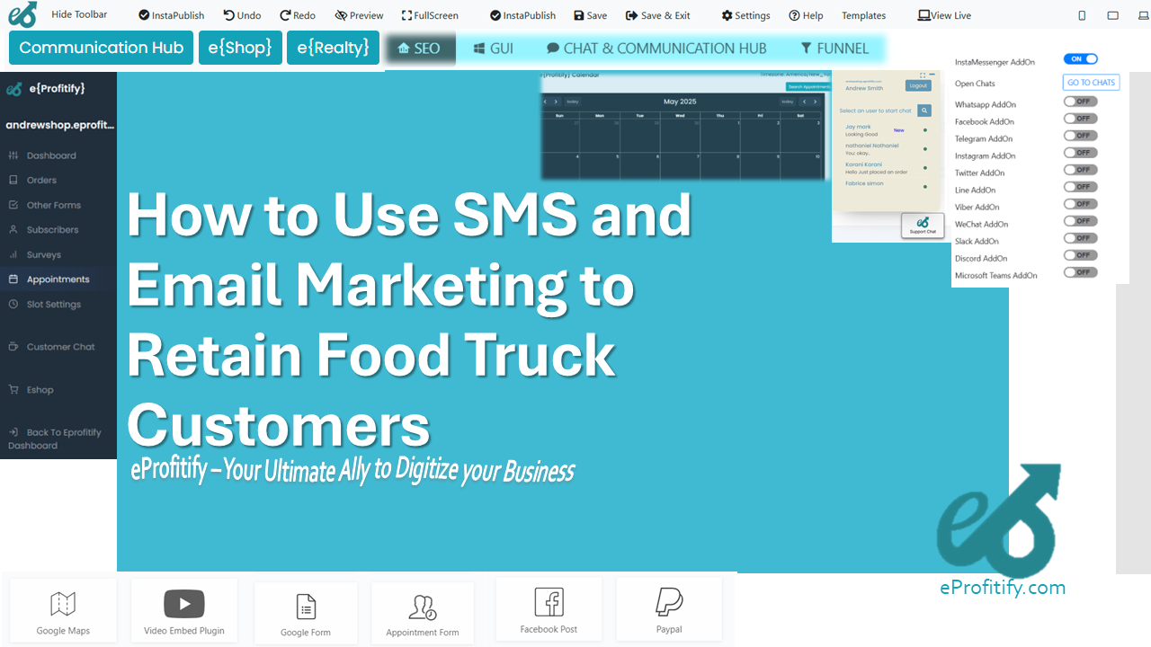 How to Use SMS and Email Marketing to Retain Food Truck Customers